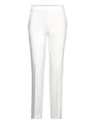 Slfeliana Mw Straight Pant B Noos Bottoms Trousers Straight Leg White ...