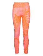 Asmc Tpr O 7/8 Sport Running-training Tights Orange Adidas By Stella M...