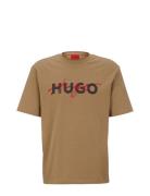 Dakaishi Designers T-shirts Short-sleeved Beige HUGO