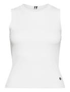 Ace Rib Tank Pocket Sport T-shirts & Tops Sleeveless White Björn Borg