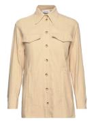 Rodebjer Aria Tops Shirts Long-sleeved Cream RODEBJER