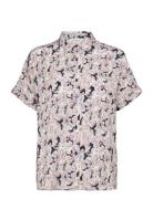 Recycled Polyester Shirt Tops Shirts Short-sleeved Pink Rosemunde