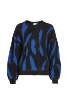 Vilajuli Jaquard L/S Knit Top -Noos Tops Knitwear Jumpers Black Vila