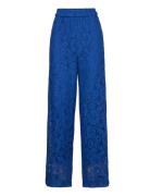 Nabiliw Pant Bottoms Trousers Straight Leg Blue InWear