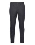 Slhslim-Ayr Pinstriped Trs Bottoms Trousers Formal Navy Selected Homme