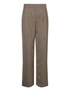 Yaskagga Hmw Pant S. Bottoms Trousers Wide Leg Brown YAS