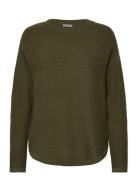 Frcemelange Pu 3 Tops Knitwear Jumpers Khaki Green Fransa