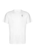 Men's Performance Tee Sport T-shirts Short-sleeved White RS Sports