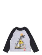 T-Shirt Ls Tops T-shirts Long-sleeved T-shirts Navy Minymo