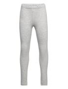 Leggings Basic Brushed Melange Bottoms Leggings Grey Lindex