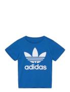 Trefoil Tee Sport T-shirts Short-sleeved Blue Adidas Originals