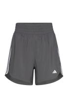 Pacer Wvn High Sport Shorts Sport Shorts Grey Adidas Performance