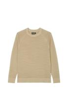 Pullover Long Sleeve Tops Knitwear Round Necks Beige Marc O'Polo