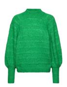 Onlcelina Ls High Pullover Knt Noos Tops Knitwear Jumpers Green ONLY