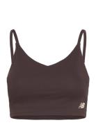 Linear Heritage Soft Bra Top Sport Bras & Tops Sports Bras - All Brown...