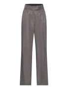 Elle Trouser Bottoms Trousers Wide Leg Grey AllSaints