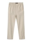 Nlnhill Stripe Reg Pant Bottoms Trousers Beige LMTD