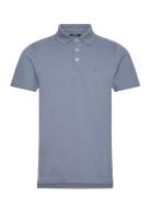 Lupo Polo Tops Polos Short-sleeved Blue Denham