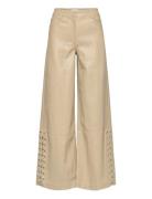 2Nd Edition Hero Tt - Soft Pu Lamb Bottoms Trousers Wide Leg Beige 2ND...