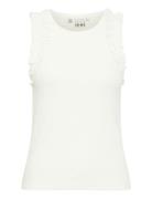 Ihpaityn To Tops T-shirts & Tops Sleeveless White ICHI