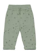 Cotton Jogger-Style Trousers Bottoms Sweatpants Green Mango