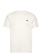 Sign Off Tee Tops T-shirts Short-sleeved White Wrangler