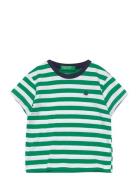 T-Shirt Tops T-shirts Short-sleeved Green United Colors Of Benetton