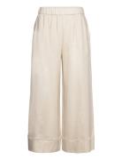 Brama Bottoms Trousers Wide Leg Cream Max Mara Leisure