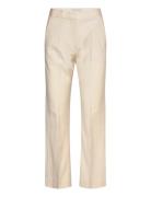 Kick Flare Trouser Bottoms Trousers Straight Leg Beige House Of Dagmar