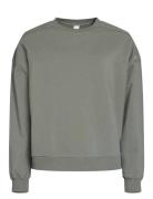 Ilona Easy Sweatshirt Tops Sweat-shirts & Hoodies Sweat-shirts Green R...