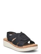 69289-00 Flate Sandaler Black Rieker