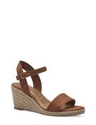 Women Sandals Sko Wedge Brown Tamaris