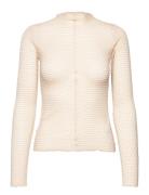 Blouse Tops T-shirts & Tops Long-sleeved Beige Sofie Schnoor