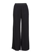 Nessie Pants 6515 Bottoms Trousers Wide Leg Black Samsøe Samsøe