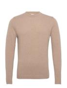 Hasse Sweater Tops Knitwear Round Necks Beige Urban Pi Ers