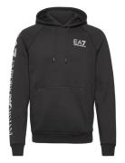 Sweatshirt Tops Sweat-shirts & Hoodies Hoodies Black EA7