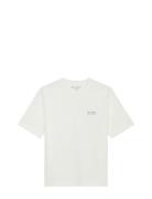 T-Shirts Short Sleeve Tops T-shirts Short-sleeved White Marc O'Polo