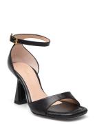 Safira24Ns Sandal Med Hæl Black UNISA