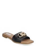 Gene Sandal Flate Sandaler Black Steve Madden