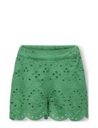 Kogcleo Life Emb Shorts Wvn Bottoms Shorts Green Kids Only