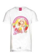 Tshirt Tops T-shirts Short-sleeved White Barbie