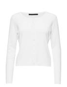 New Laura Cardigan Tops Knitwear Cardigans White Minus