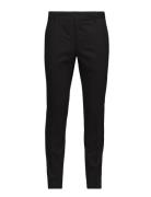 Stretch Wool Slim Su Bottoms Trousers Formal Black Calvin Klein