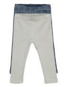 Leggings W.aop Bottoms Leggings Blue Pippi