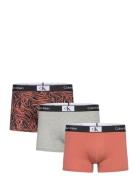 Trunk 3Pk Boksershorts Multi/patterned Calvin Klein