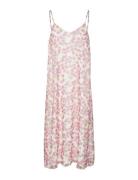 Vmsmilla Singlet Calf Dress Wvn Ga Kort Kjole Pink Vero Moda