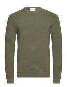 Bs Moritz Regular Fit Knitwear Tops Knitwear Round Necks Green Bruun &...