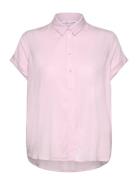 Majan Ss Shirt 9942 Tops Shirts Short-sleeved Pink Samsøe Samsøe