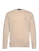 Spa Terry-Lsl-Sws Tops Sweat-shirts & Hoodies Sweat-shirts Beige Polo ...