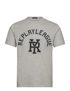 T-Shirt Regular Tops T-shirts Short-sleeved Grey Replay